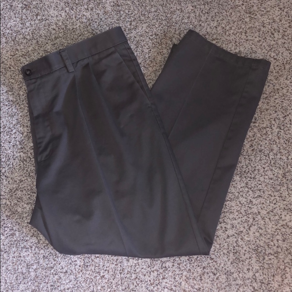 Dockers Mens Classic Fit 38x29 Grey Golf Pants